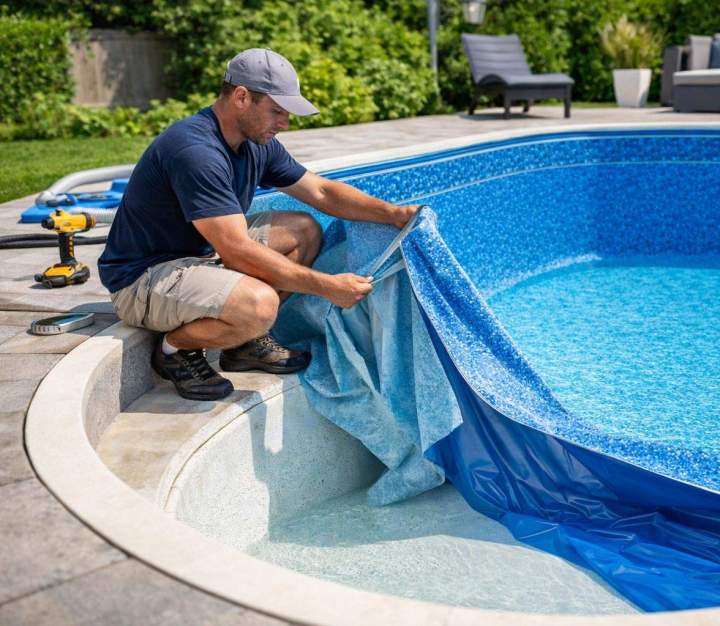 Pool Liner Replacement in Laval